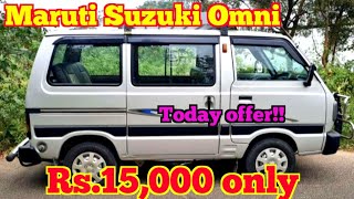 Second hand Maruti Suzuki Omni car for sale  Price  15000   RK Vehicles [upl. by Neirad640]