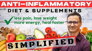 Anti inflammatory Diet and Supplements for Inflammation amp Pain [upl. by Dviad]