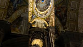 Inside the Magnificent Basilica of St Peter Vatican Cathedral tour [upl. by Naujek261]