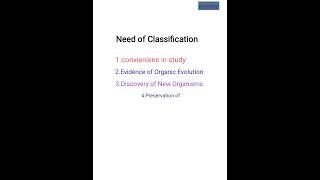 NEED OF CLASSIFICATION THE LIVING WORLD neet2025 biology class11biologystudy shorts [upl. by Crim372]