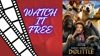 Is Dolittle Worth Watching Free Streaming Available [upl. by Brenton]