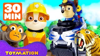 30 MINUTES of PAW Patrol and Rubble amp Crew TOYS Best Rescues amp Builds  Toymation [upl. by Lorita728]