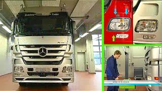 MercedesBenz Actros Scheinwerfereinstellungen prüfen und richtig einstellen [upl. by Weasner]