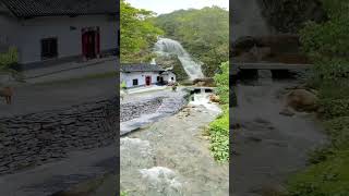 Waterfall River Sound  White Noise  Short Video  For a Good Sleep And Studying [upl. by Ahsia]