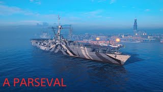 World of Warships Legendsportaviones PARSEVAL [upl. by Lihka]