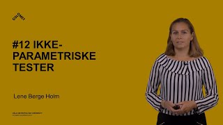 12 Ikke parametriske tester [upl. by Yule]