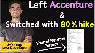 Left the Accenture Job and Cracked the Company with 80 Hike  Latest SDE Interview Experience [upl. by Taub]