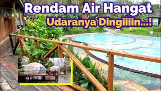 Wisata Bandung Selatan  Ada Kolam Air Hangat di Dekat Glamping Igloo Tent  Rancaupas Ciwidey [upl. by Gilmour672]