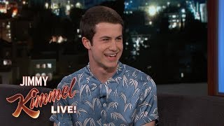 Dylan Minnette on 13 Reasons Why High School amp Looking Like Jimmy Kimmel [upl. by Aivila345]