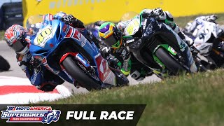 MotoAmerica Supersport Race 1 at Pittsburgh 2020 [upl. by Ursal]