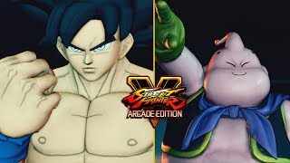 STREET FIGHTER V AE GOKU VS MAJIN BUU SFV PC MODS [upl. by Porta434]