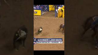 National Finals Rodeo Team Roping Round 4 2021 [upl. by Ueihtam]