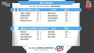 Sileby Town CC 3rd XI v Birstall Village CC Leics 1st XI [upl. by Oneladgam]