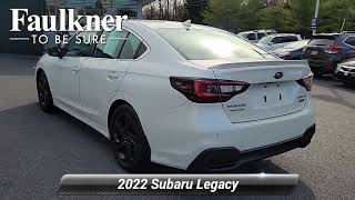 Certified 2022 Subaru Legacy Sport Harrisburg PA N3006446 [upl. by Sotsirhc185]