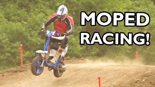 Moped Race on MX Track  45 hours [upl. by Eicul]