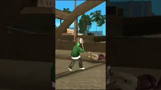 Ballas vs Grove street family in gtasanadreas shorts [upl. by Tuppeny]