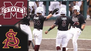 Arizona State vs Mississippi State Baseball Highlights  5 HRs  College Baseball Highlights 2023 [upl. by Alard653]