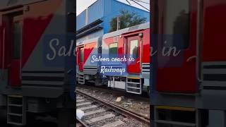 Saloon coach in Indian Railways  Special coach for inspection  Railway officers coach railway [upl. by Dercy]