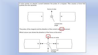 GCSE Physics Flemings Left Hand Rule Solutions [upl. by Einahets]