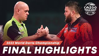 DARTING DESTINY  The Final Highlights  202223 Cazoo World Darts Championship [upl. by Nomor607]