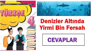 Denizler Altında Yirmi Bin Fersah Metni 4Sınıf Türkçe Ders Kitabı Sayfa 56 57 58 59 60 61 Cevaplar [upl. by Noek]