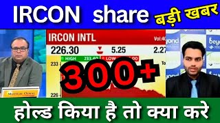 IRCON share latest news today ircon share analysis buy or not Ircon share Target price [upl. by Lathe]