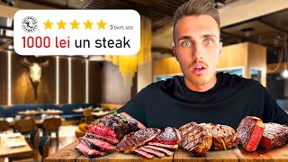 Testez Top Steakhouseuri Din Romania Preturi Colosale [upl. by Droffats]