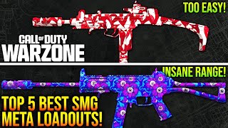 WARZONE New TOP 5 BEST SMG META LOADOUTS After Update WARZONE 3 META [upl. by Kolivas]