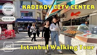 ISTANBUL WALKING TOUR AT KADIKOY ISTANBULS ASIAN SIDE CITY CENTER⎮Turkey ⎮January 2024⎮4K 30FPS [upl. by Ennairak]