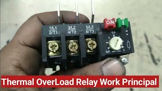 Thermal Overload Relay Work Principal  Relay Construction  olr electrical Electricalgyanp1z [upl. by Charpentier751]