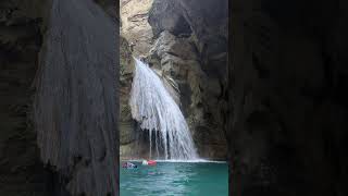 Huge toboggan slide in Mexico Canyoning is awesome [upl. by Attenej]