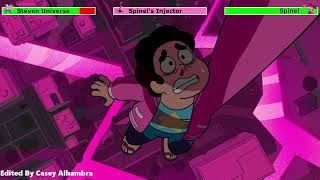 Steven Universe The Movie 2019 Final Battle with healthbars 12 [upl. by Einaffyt]