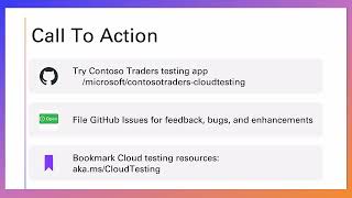 Contoso Traders cloud testing demo overview [upl. by Ainahpets]