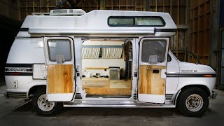 Camper Van Remodel pt 1  Tear Down [upl. by Aneehsit114]