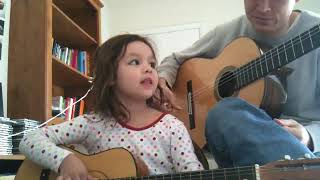 4 year old plays guitar in Prattville AL [upl. by Lennad]