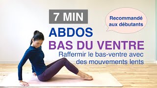 7MIN EXERCICES ABDOS quotBASVENTREquot7MIN quotLOWER ABSquot EXERCISES [upl. by Anen]