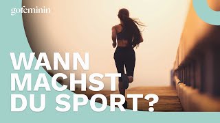 Sport Zu welcher Tageszeit sollte man am besten trainieren [upl. by Misa]