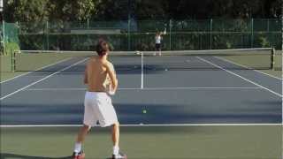 Grigor Dimitrov Forehand amp Backhand From The BackSlow Motion [upl. by Melone]