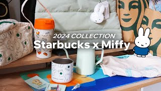 Review đồ Starbucks mua trong tháng 9 ☕ starbucks x miffy collection 2024 ☕ chill haul [upl. by Eded]