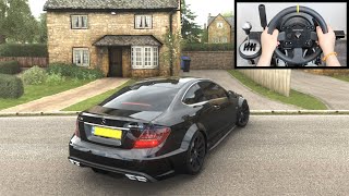 Forza Horizon 4 Mercedes C63 AMG Thrustmaster TX Steering Wheel Gameplay [upl. by Richela]