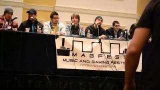 Magfest12 animation panel footage 1 terrible camera corrdination [upl. by Royo572]