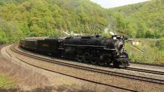 Nickel Plate Road 765 echoing around the Horseshoe Curve [upl. by Menard287]