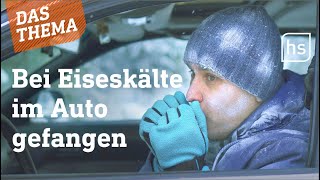 SchneeChaos Auto und LkwFahrer übernachten auf der Autobahn  hessenschau DAS THEMA [upl. by Trueman536]