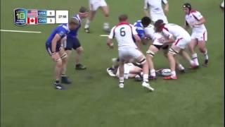 Rugby Europe Open Championships — Canada vs USA — Highlights [upl. by Coney677]