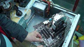 Распаковка и Сборка компьютера i5 процессор GeForce GTX 650 4Gb оперативка [upl. by Oisinoid409]