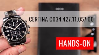 HANDSON Certina DS Podium Chronograph Automatic C0344271105700 [upl. by Saval]