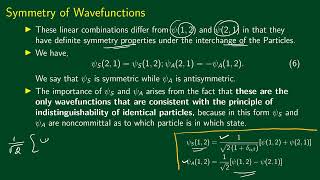 507 Symmetry of Wave Functions [upl. by Orlov]