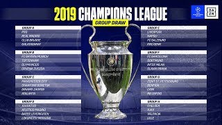 HIGHLIGHTS  UEFA Champions League Group Stage Draw [upl. by Elatsyrk]