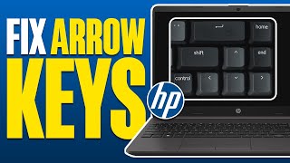 How To Fix Arrow Keys On HP Laptop Not Working [upl. by Llehctim]