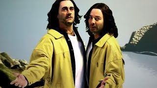 Jon Hamm amp Jimmy Fallon Hilariously Recreate Creeds With Arms Wide Open Music Video [upl. by Winters]